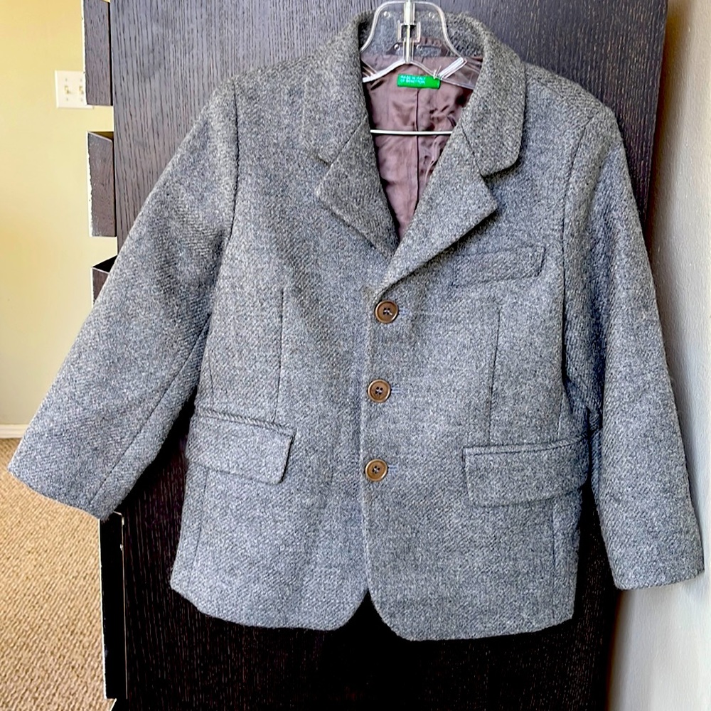United Colors of Benetton Wool blazer. 4T